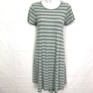 LULAROE CARLY High Low T Shirt Ribbed Knit Dress M